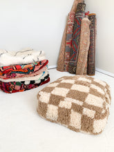 Load image into Gallery viewer, Reserved for Carmen - Moroccan Rug Floor Pouf #309
