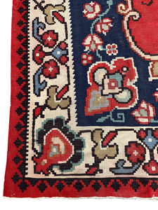 No. O1001 - 8.0' x 11.1' Oversized Vintage Turkish Tapestry Area Rug