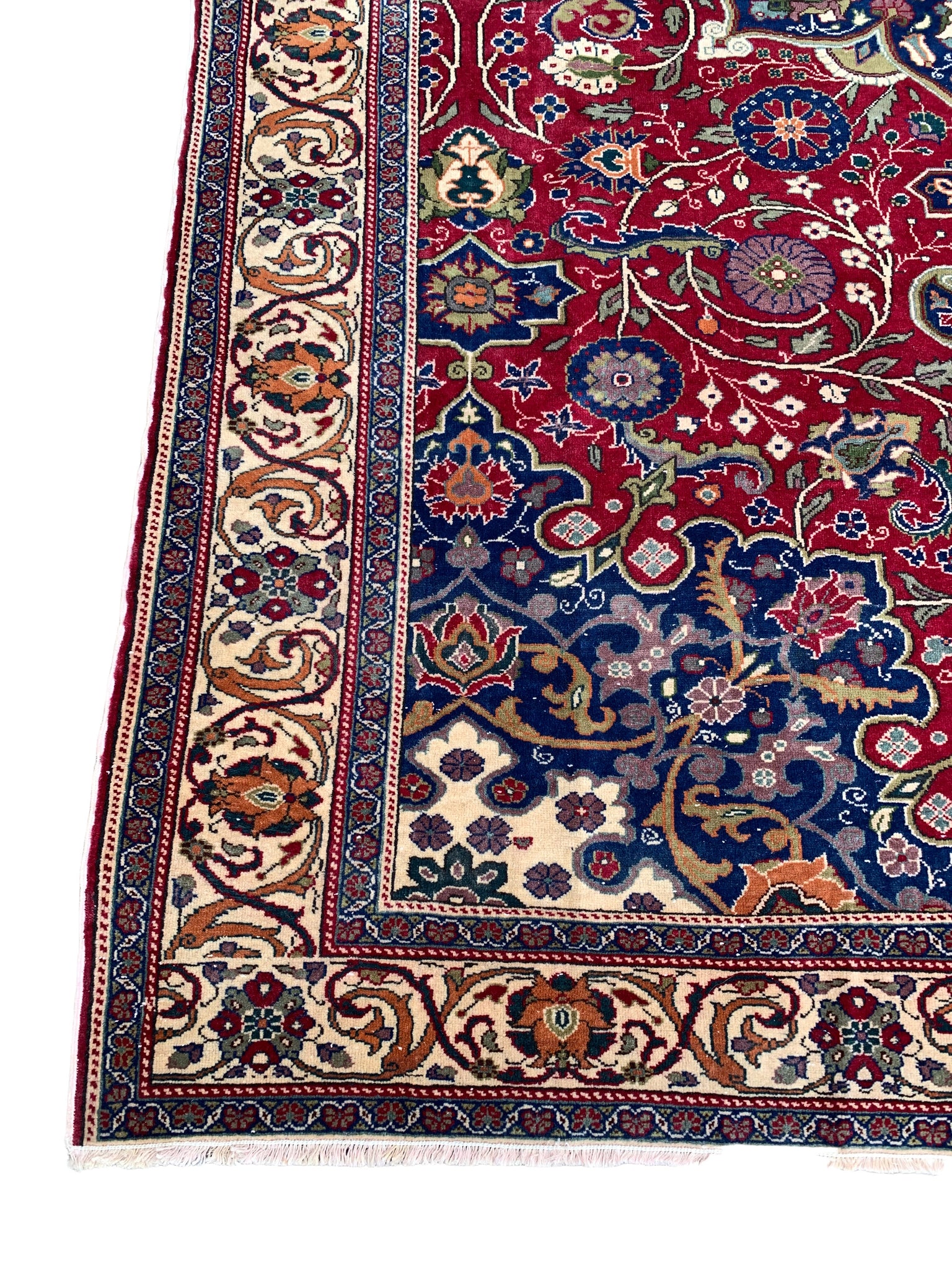 No. O1002 - 6.5' x 9.9' Oversized Vintage Turkish Area Rug