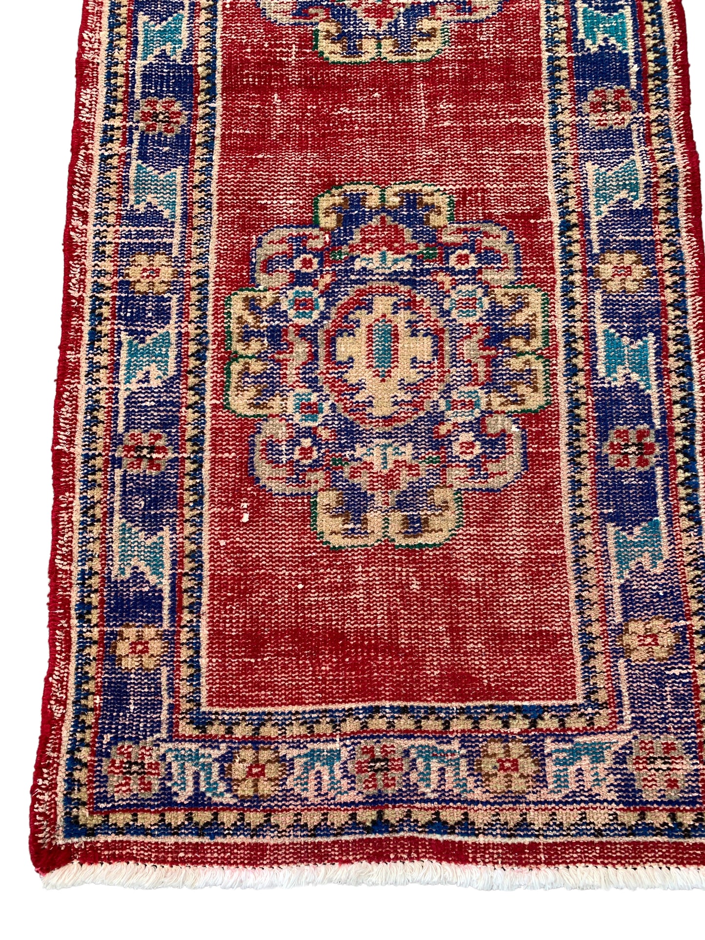 Reserved for Trisha - No. R1004 - 2.4' x 10.6' Vintage Turkish Runner Rug