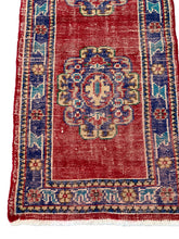 Load image into Gallery viewer, Reserved for Trisha - No. R1004 - 2.4&#39; x 10.6&#39; Vintage Turkish Runner Rug
