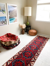 Load image into Gallery viewer, No. R1006 - 2.3&#39; x 8.5&#39; Vintage Turkish Runner Rug
