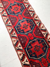 Load image into Gallery viewer, No. R1006 - 2.3&#39; x 8.5&#39; Vintage Turkish Runner Rug
