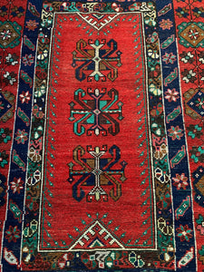 Reserved for Lynda - No. A1011 - 3.8' x 5.9' Vintage Turkish Anatolian Area Rug