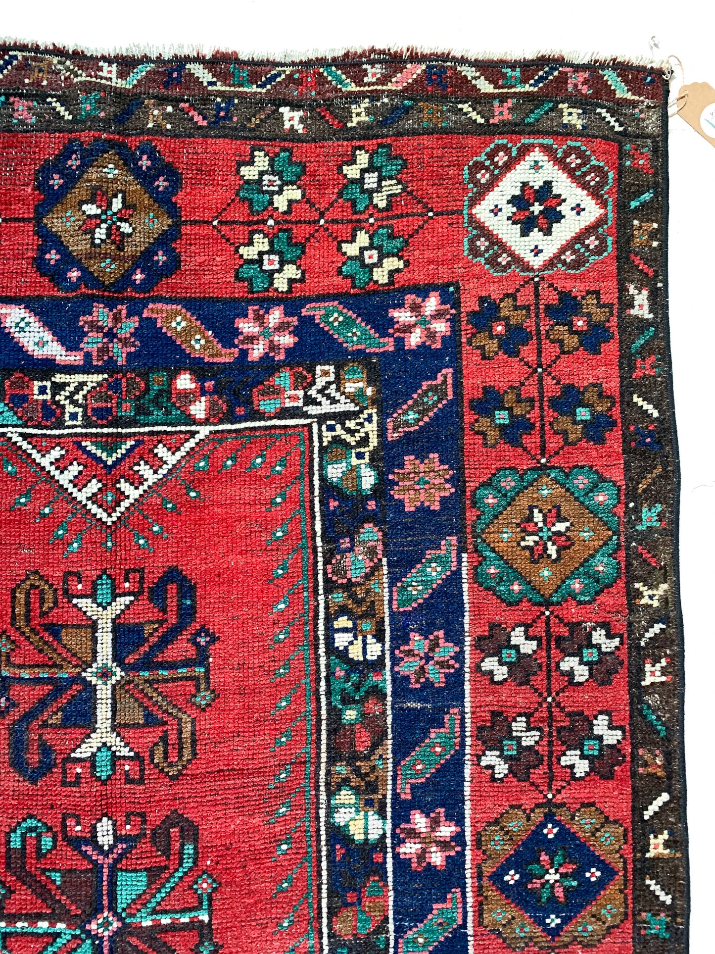 Reserved for Lynda - No. A1011 - 3.8' x 5.9' Vintage Turkish Anatolian Area Rug
