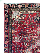 Load image into Gallery viewer, No. A1015 - 4.0&#39; x 6.6&#39; Vintage Persian Zanjan Area Rug
