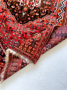 No. A1018 - 5.2' x 7.9' Vintage Persian Zanjan Area Rug