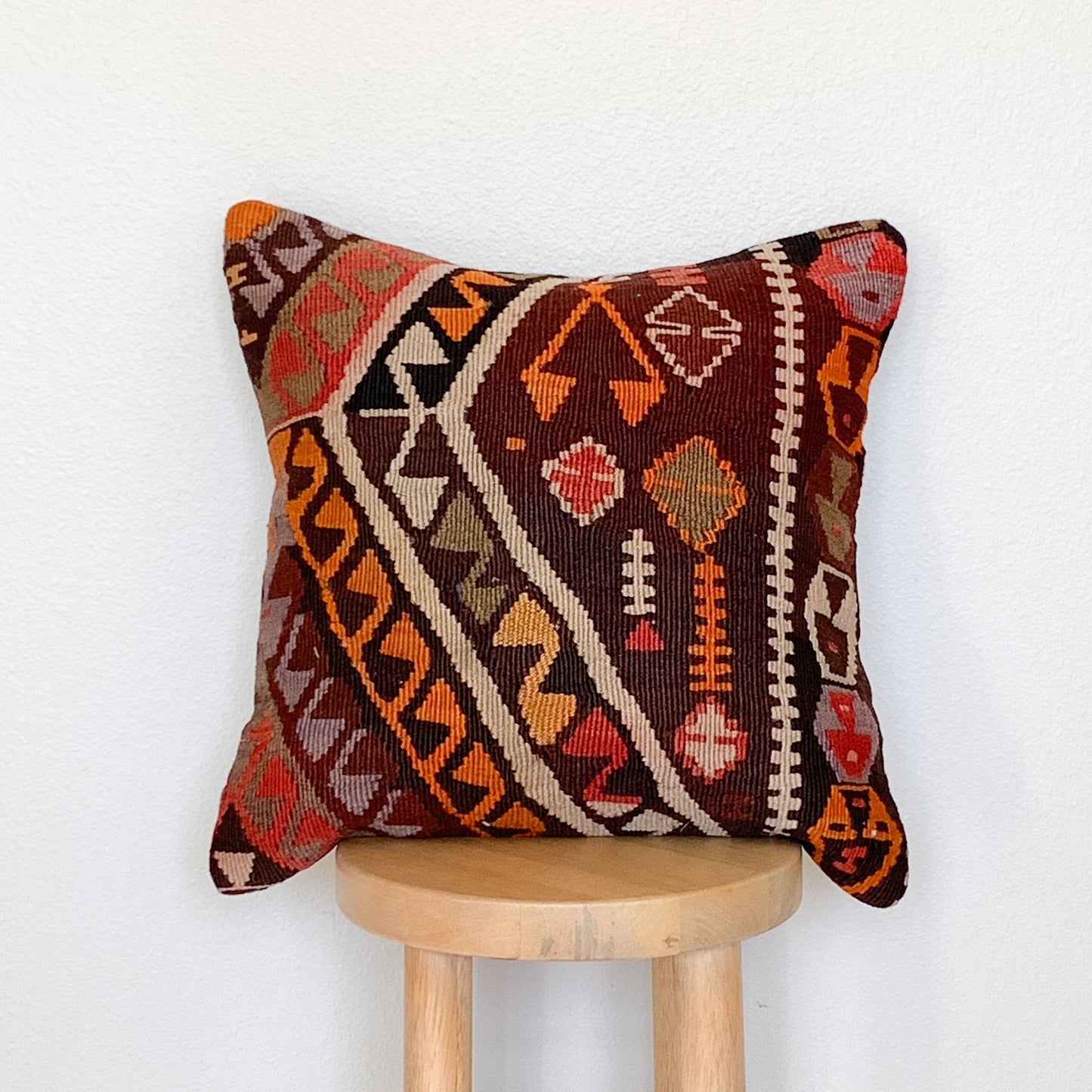 No. P207 - 16" X 16" Turkish Rug Pillow Cover