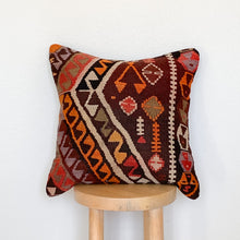 Load image into Gallery viewer, No. P207 - 16&quot; X 16&quot; Turkish Rug Pillow Cover
