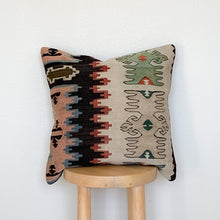 Load image into Gallery viewer, No. P208 - 16&quot; X 16&quot; Turkish Rug Pillow Cover
