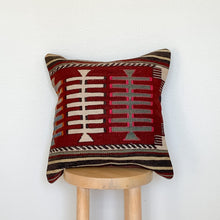 Load image into Gallery viewer, No. P209 - 16&quot; X 16&quot; Turkish Rug Pillow Cover
