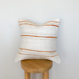 No. P210 - 16" X 16" Turkish Hemp Rug Pillow Cover