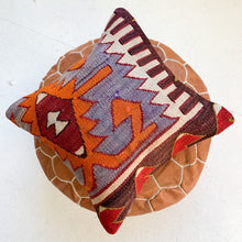 Load image into Gallery viewer, No. P214 - 16&quot; X 16&quot; Turkish Rug Pillow Cover
