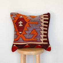 Load image into Gallery viewer, No. P214 - 16&quot; X 16&quot; Turkish Rug Pillow Cover
