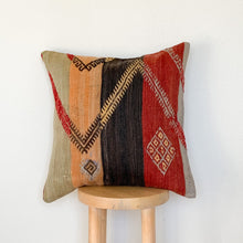 Load image into Gallery viewer, No. P215 - 18&quot; X 18&quot; Turkish Rug Pillow Cover
