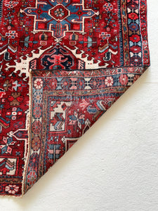 No. A1020 - 3.0' x 6.1' Vintage Persian Shiraz Tribal Area Rug