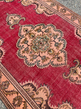 Load image into Gallery viewer, No. A1023 - 5.5&#39; x 9.3&#39; Vintage Turkish Area Rug
