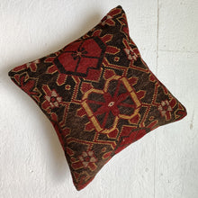 Load image into Gallery viewer, No. P217 - 16&quot; X 16&quot; Turkish Rug Pillow Cover
