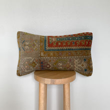 Load image into Gallery viewer, No. P221 - 12&quot; X 20&quot; Turkish Rug Pillow Cover
