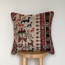 Load image into Gallery viewer, No. P223 - 16&quot; X 16&quot; Turkish Rug Pillow Cover
