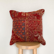Load image into Gallery viewer, No. P231 - 16&quot; X 16&quot; Turkish Rug Pillow Cover
