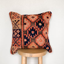 Load image into Gallery viewer, No. P230 - 16&quot; X 16&quot; Turkish Rug Pillow Cover
