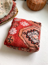 Load image into Gallery viewer, Moroccan Rug Floor Pouf #312
