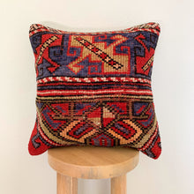 Load image into Gallery viewer, Malala - 16&quot; x 16&quot; Rug Pillow Cover
