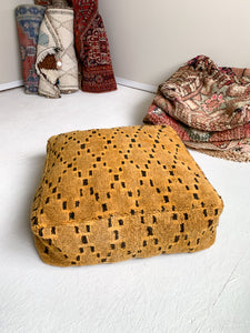 Moroccan Rug Floor Pouf #315
