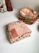 Load image into Gallery viewer, Moroccan Rug Floor Pouf #320
