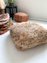 Load image into Gallery viewer, Moroccan Rug Floor Pouf #321

