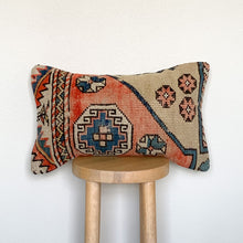 Load image into Gallery viewer, No. P245 - 12&quot; X 20&quot; Turkish Rug Pillow Cover
