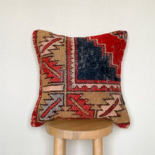 Load image into Gallery viewer, No. P237 - 16&quot; X 16&quot; Turkish Rug Pillow Cover
