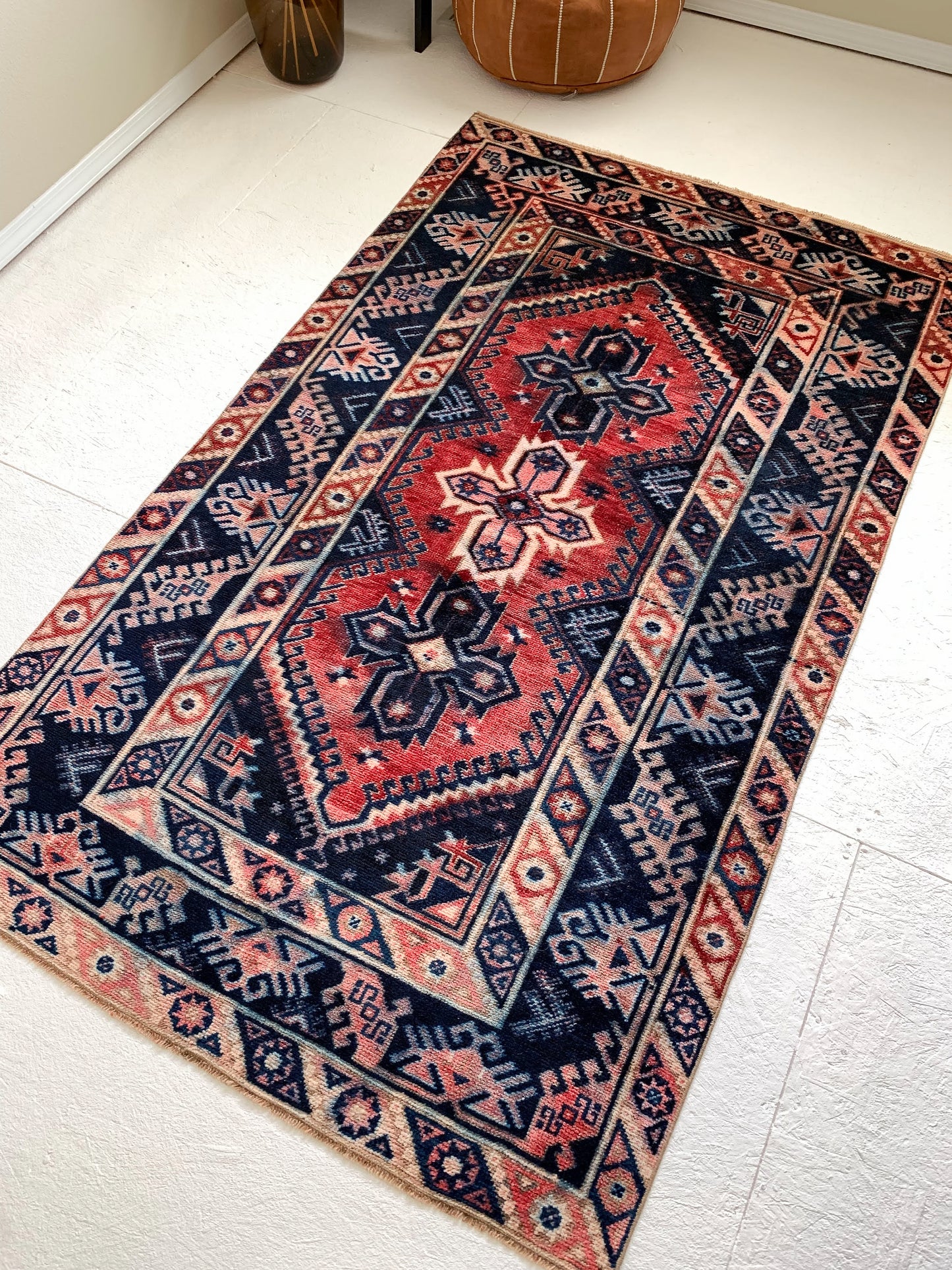 Joyce - 4.0' x 6.6' Vintage Turkish Area Rug