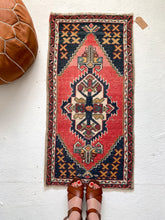 Load image into Gallery viewer, Lola - 1.8&#39; x 3.7&#39; Vintage Turkish Mini Rug
