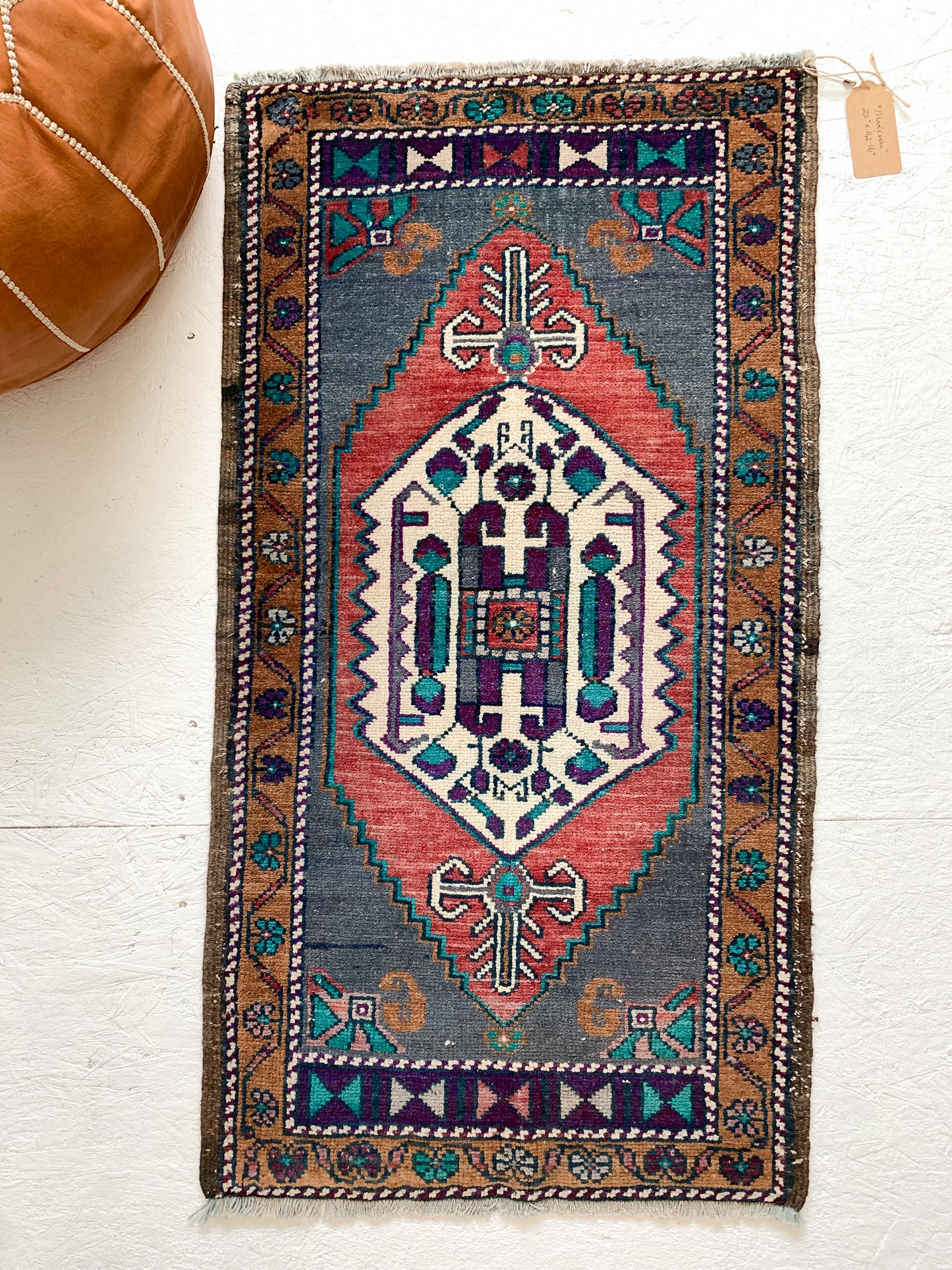 Madison - 1.8' x 3.5' Vintage Turkish Mini Rug