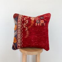 Load image into Gallery viewer, Scarlet - 16&quot; x 16&quot; Rug Pillow Cover

