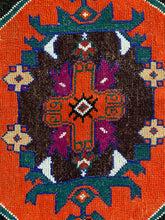 Load image into Gallery viewer, Yara - 1.5&#39; x 2.5&#39; Vintage Turkish Mini Rug Wall Hanging

