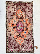 Load image into Gallery viewer, Petra - 1.5&#39; x 2.7&#39; Vintage Turkish Mini Rug Wall Hanging
