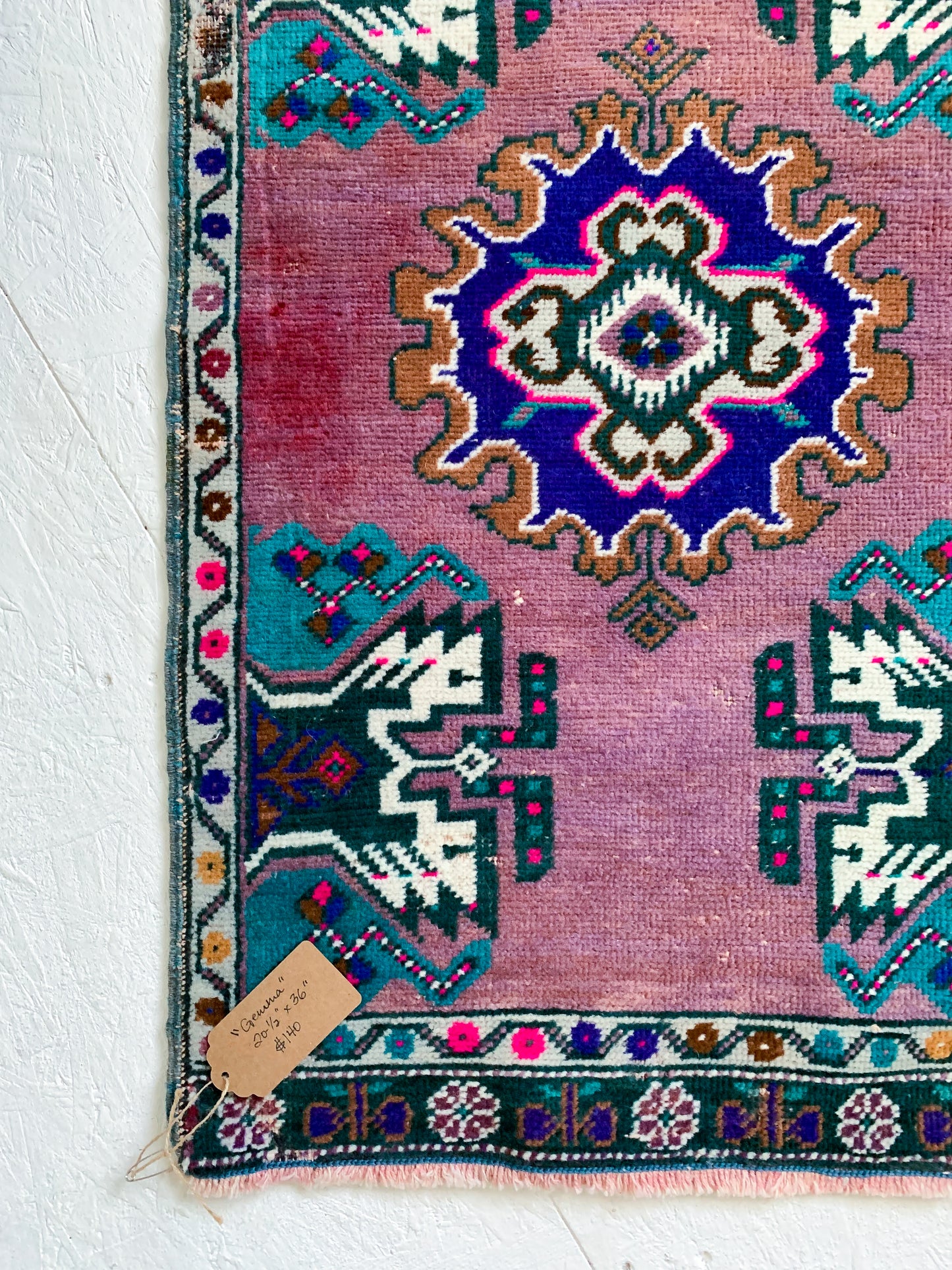 Gemma - 1.7' x 3' Vintage Turkish Mini Rug