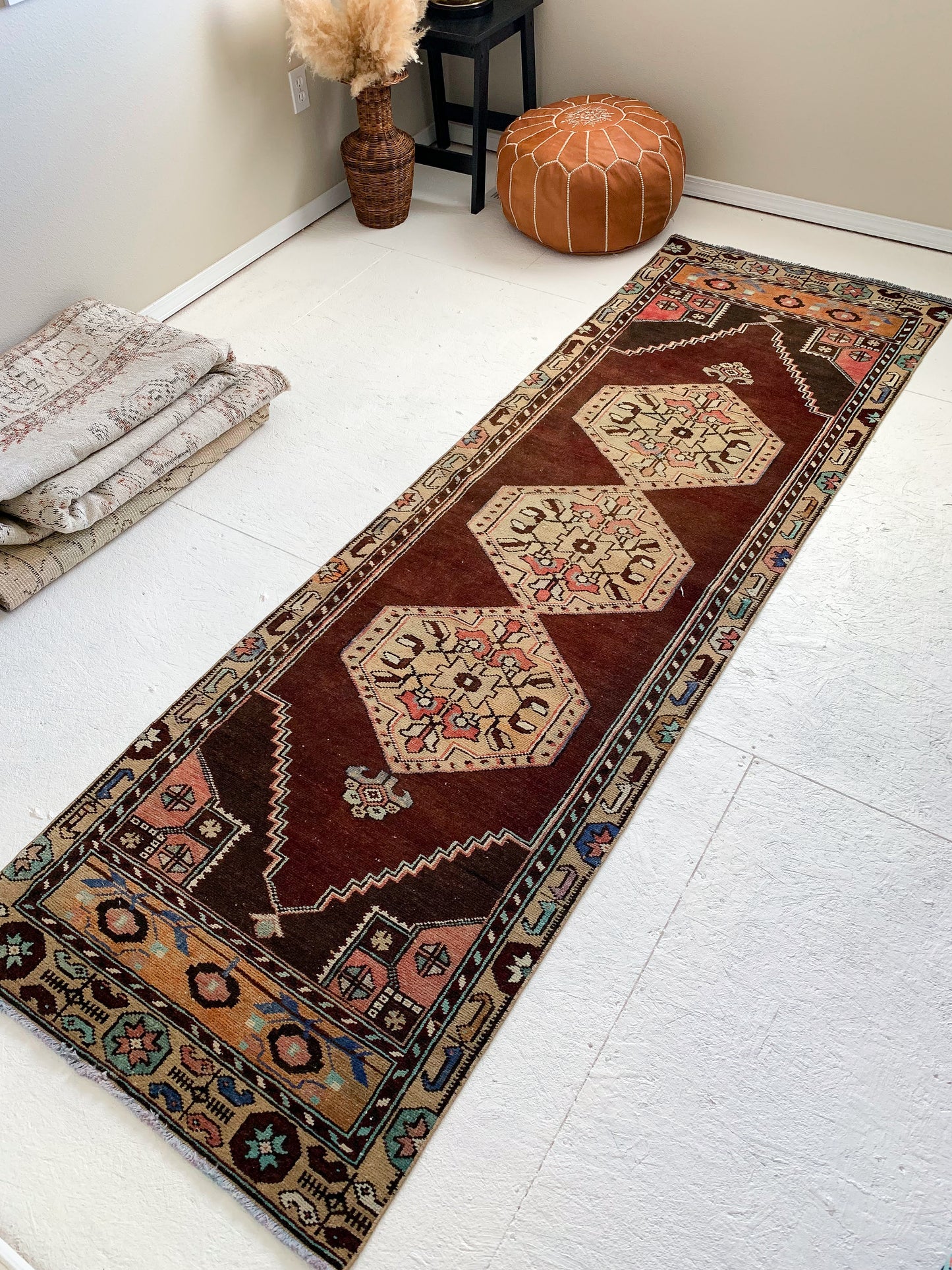 Tabitha - 2.7' x 8.8' Vintage Turkish Runner Rug