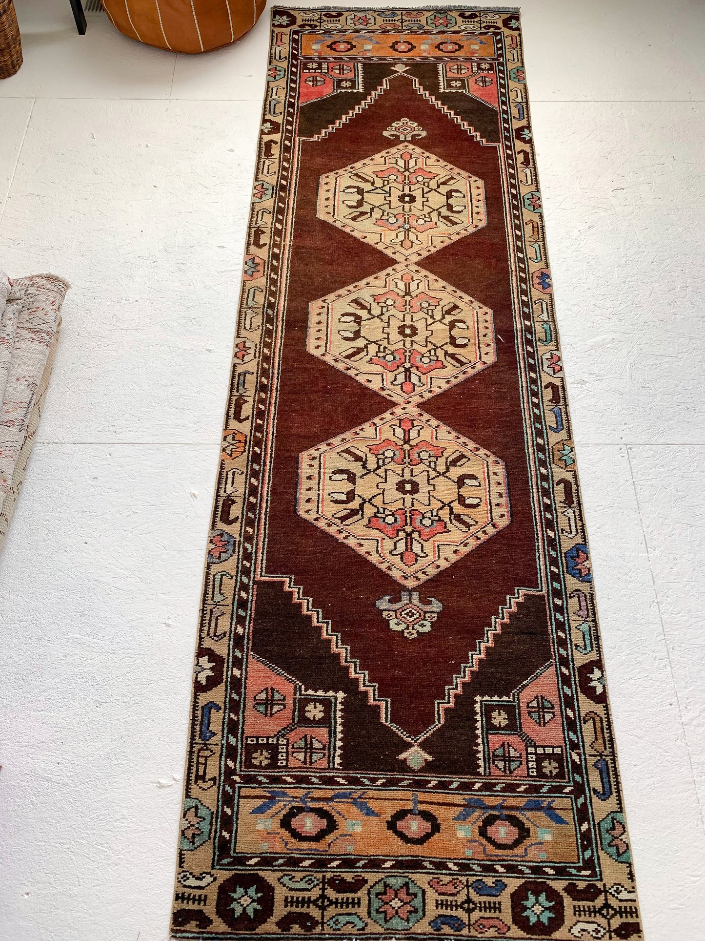 Tabitha - 2.7' x 8.8' Vintage Turkish Runner Rug