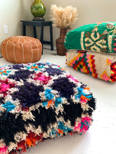 Load image into Gallery viewer, Jamila - Moroccan Rug Floor Pouf
