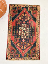 Load image into Gallery viewer, Reserved for Gina - Apple - 1.9&#39; x 3.3&#39; Vintage Turkish Mini Rug
