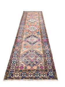 Morgan - 3.2' x 10.7' Vintage Persian Runner Rug