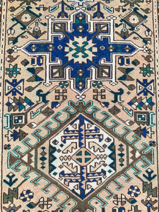 Catherine - 3.5' x 10.8' Vintage Persian Runner Rug