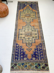 Matilda - 3.0' x 8.9' Vintage Turkish Runner Rug