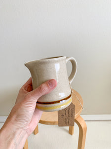 Vintage Japanese Stoneware Cream Pitcher