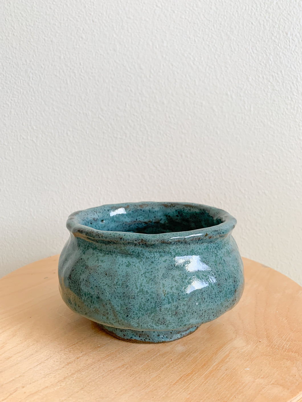 Thrifted Handmade Pottery Vessel