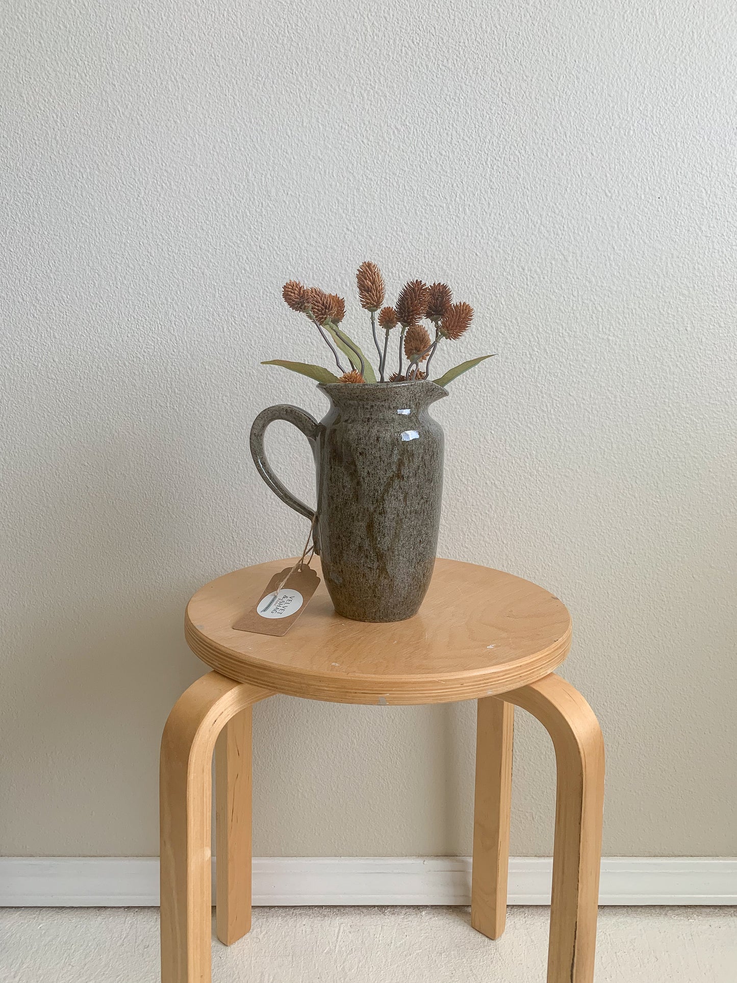 Thrifted Studio Pottery Pitcher